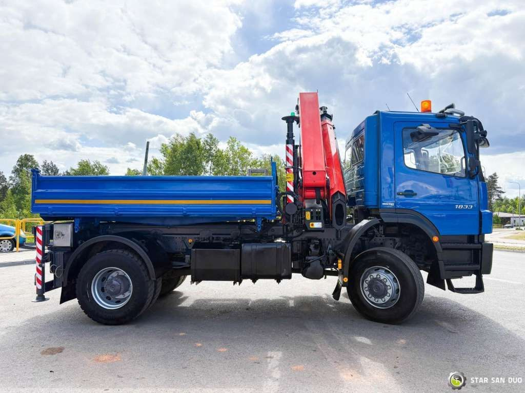 Camion grue Mercedes-Benz  AXOR 1833 4x4 Palfinger PK 22002 EH Crane Winch: photos 9