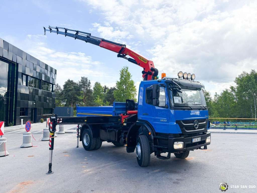 Mercedes-Benz AXOR 1833 4x4 Palfinger PK 22002 EH Crane Winch - Camion benne: photos 2 Mercedes-Benz AXOR 1833 4x4 Palfinger PK 22002 EH Crane Winch - Camion benne: photos 2