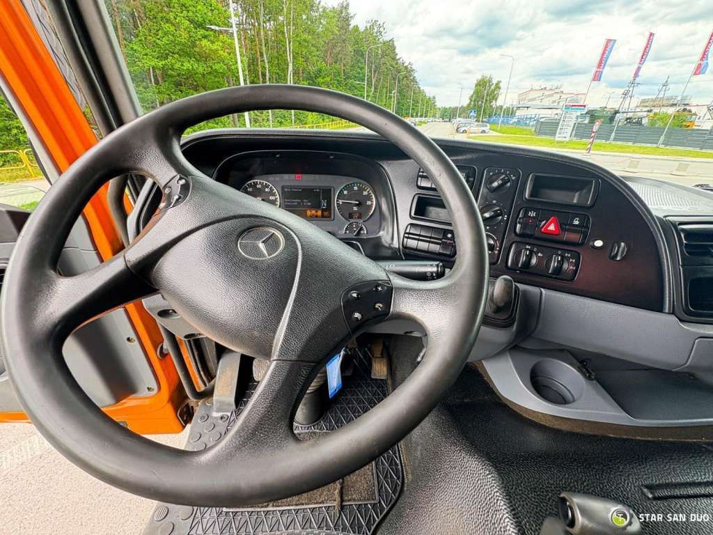 Camion grue Mercedes-Benz  Actros 1841 AK 4x4 Hiab 288E-7 Crane Kipper: photos 15