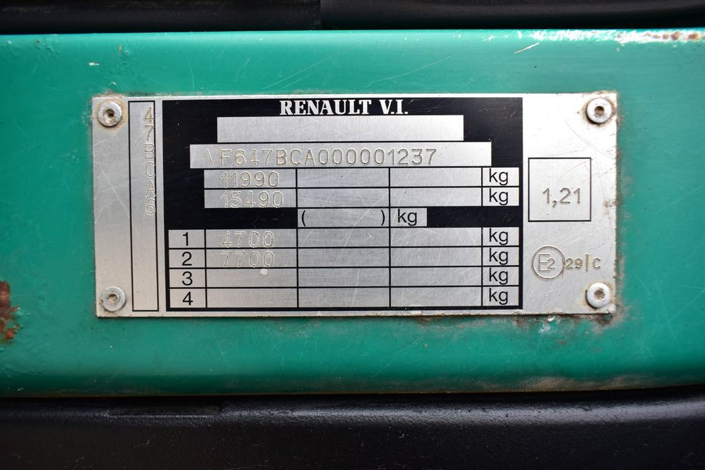 Châssis cabine Renault MIDLUM 4x4 DOKA DUBEL KABINE CHASSIS: photos 13 Châssis cabine Renault MIDLUM 4x4 DOKA DUBEL KABINE CHASSIS: photos 13