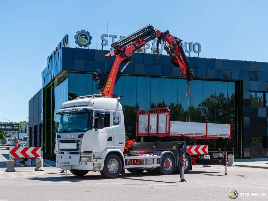 Scania G490 6x2 Palfinger PK 53002 SH Fly Jib Basket - Camion grue: photos 3 Scania G490 6x2 Palfinger PK 53002 SH Fly Jib Basket - Camion grue: photos 3