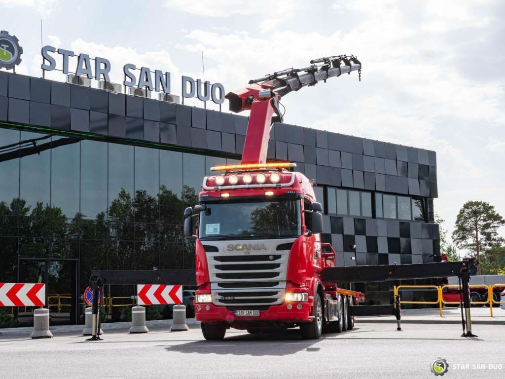 Scania R450 8x4 Palfinger PK 65002 SH HDS Crane - Camion grue: photos 2 Scania R450 8x4 Palfinger PK 65002 SH HDS Crane - Camion grue: photos 2