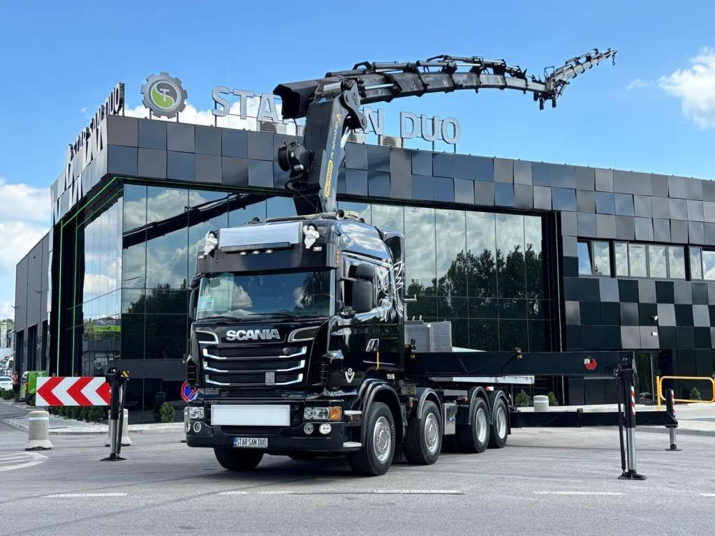 Scania R560 8x2 PALFINGER PK 92002 SH Fly Jib Winch 5t - Camion grue: photos 1 Scania R560 8x2 PALFINGER PK 92002 SH Fly Jib Winch 5t - Camion grue: photos 1