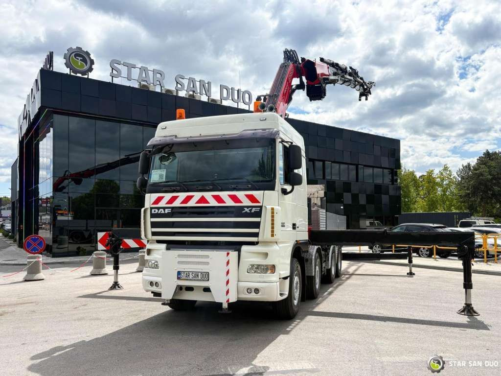 DAF XF 105.510 8x4 FASSI F800 XP Crane Fifth wheel - Tracteur routier: photos 5 DAF XF 105.510 8x4 FASSI F800 XP Crane Fifth wheel - Tracteur routier: photos 5