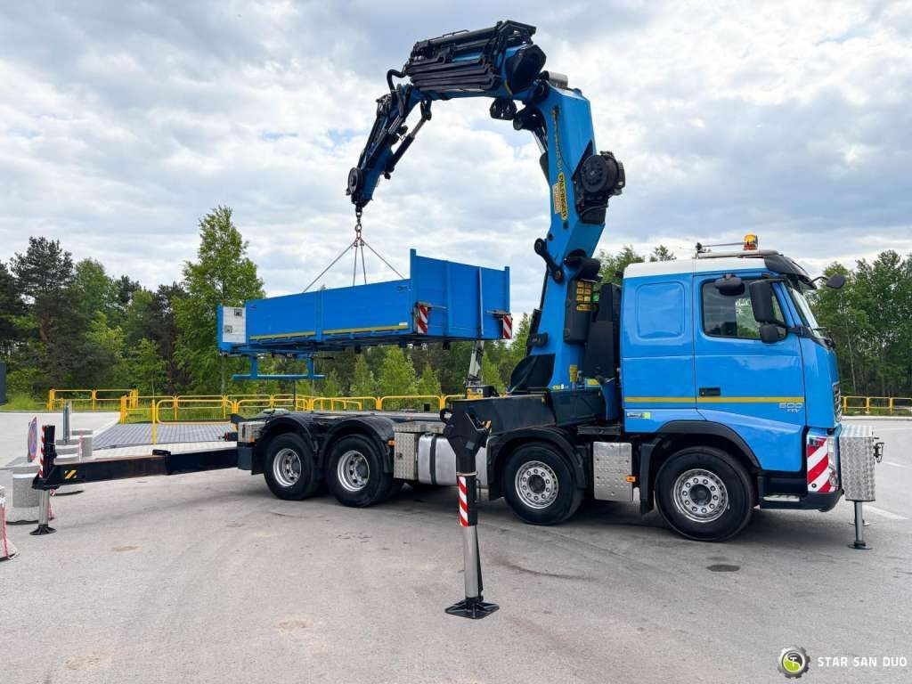 Volvo FH 500 8x4 Palfinger PK 92002 SH Fly Jib Winch - Camion grue: photos 3 Volvo FH 500 8x4 Palfinger PK 92002 SH Fly Jib Winch - Camion grue: photos 3