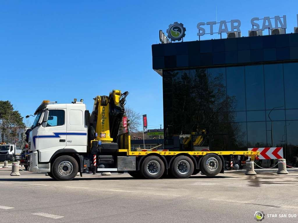 Volvo FH 520 8x4 HMF ODIN K6 EURO 5 FLY JIB Crane - Camion grue: photos 4 Volvo FH 520 8x4 HMF ODIN K6 EURO 5 FLY JIB Crane - Camion grue: photos 4