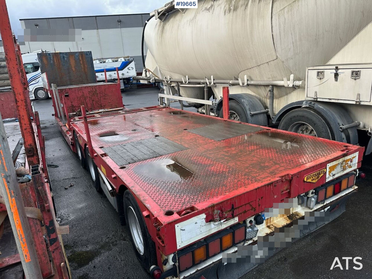 Semi-remorque plateau Broshuis 3 AUD-44 brønnhenger.: photos 24 Semi-remorque plateau Broshuis 3 AUD-44 brønnhenger.: photos 24