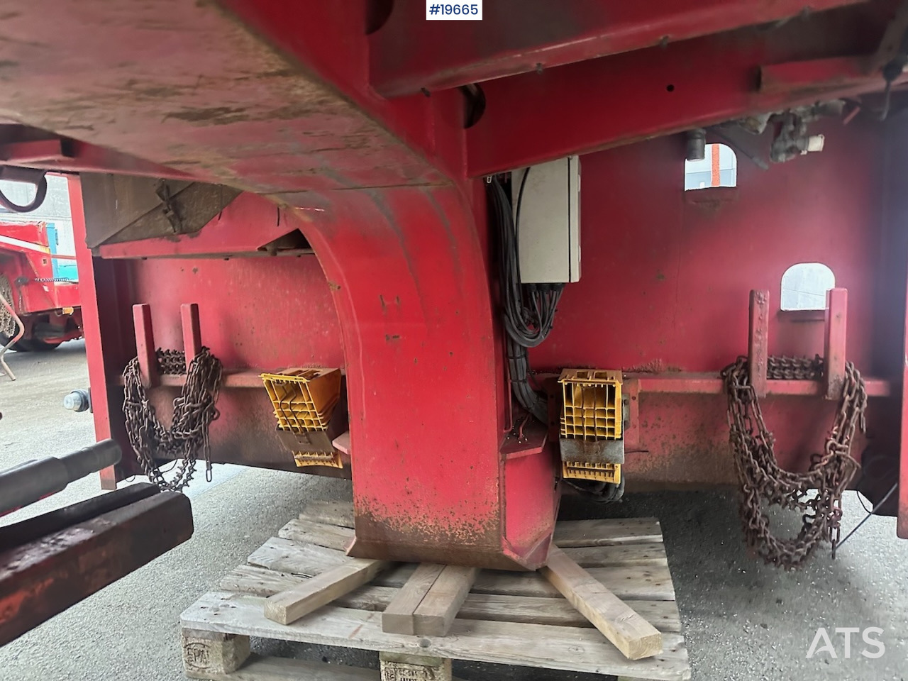 Semi-remorque plateau Broshuis 3 AUD-44 brønnhenger.: photos 33 Semi-remorque plateau Broshuis 3 AUD-44 brønnhenger.: photos 33