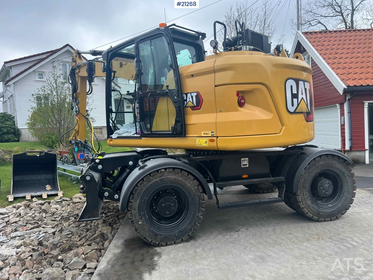 CAT M315 Hjulmaskin m/ graveskuffe, rotortilt, pusseskuffe - Pelle sur pneus: photos 4 CAT M315 Hjulmaskin m/ graveskuffe, rotortilt, pusseskuffe - Pelle sur pneus: photos 4