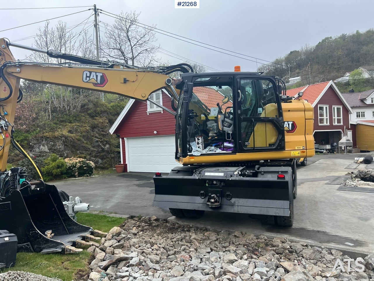 CAT M315 Hjulmaskin m/ graveskuffe, rotortilt, pusseskuffe - Pelle sur pneus: photos 1 CAT M315 Hjulmaskin m/ graveskuffe, rotortilt, pusseskuffe - Pelle sur pneus: photos 1