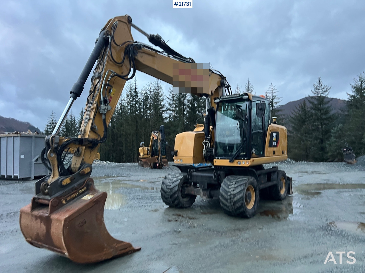 CAT M318F Hjulmaskin m/ oilquick og tannskuffe - Pelle sur pneus: photos 3 CAT M318F Hjulmaskin m/ oilquick og tannskuffe - Pelle sur pneus: photos 3