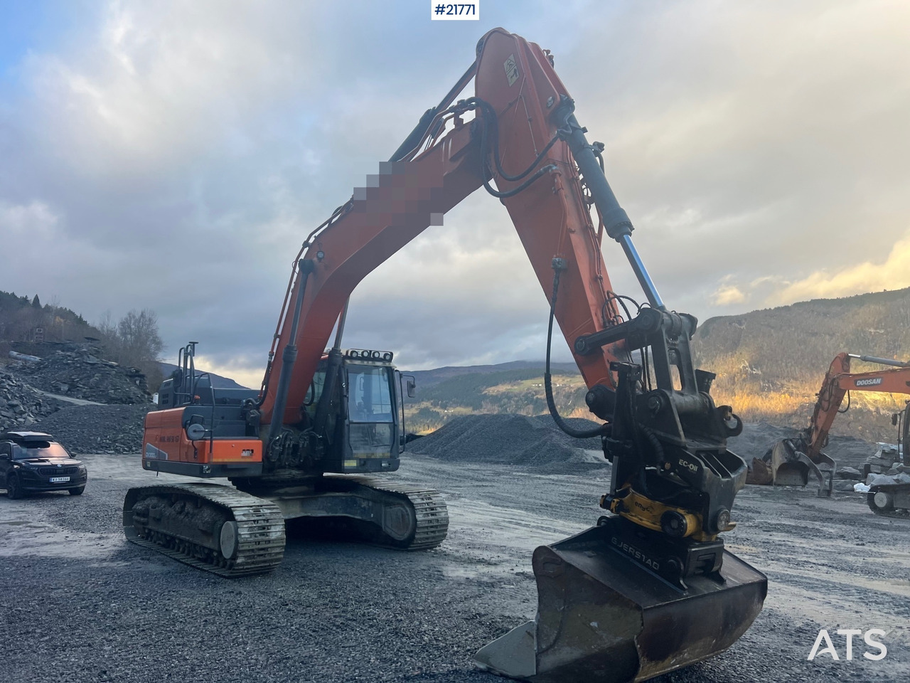 Doosan Dx300lc-5 Gravemaskin m/ rototilt og pusseskuffe - Pelle: photos 5 Doosan Dx300lc-5 Gravemaskin m/ rototilt og pusseskuffe - Pelle: photos 5