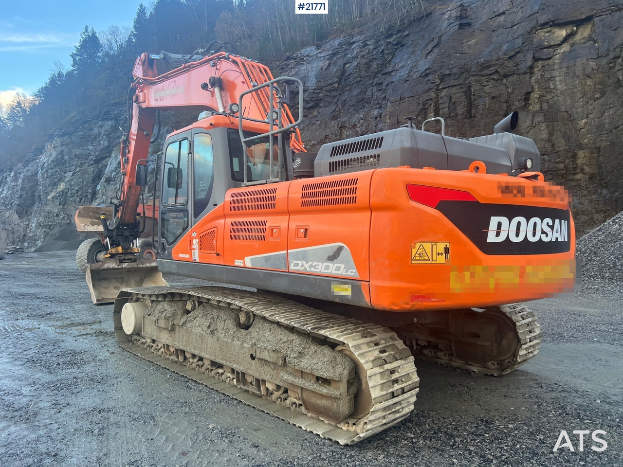 Pelle Doosan Dx300lc-5 Gravemaskin m/ rototilt og pusseskuffe: photos 12 Pelle Doosan Dx300lc-5 Gravemaskin m/ rototilt og pusseskuffe: photos 12