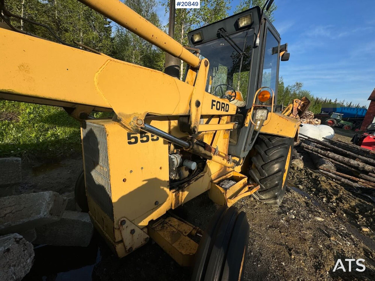 Tractopelle Ford 555 Traktorgraver m/ 2 frontskuffer og 2 graveskuffer: photos 29 Tractopelle Ford 555 Traktorgraver m/ 2 frontskuffer og 2 graveskuffer: photos 29