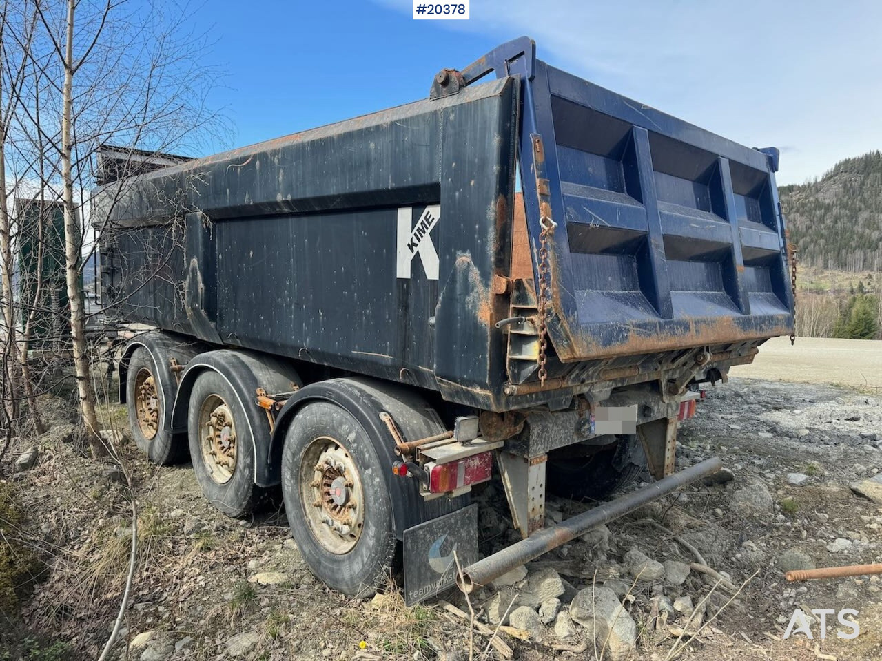 H.M Khmd 24 trippelkjerre - Remorque benne: photos 4 H.M Khmd 24 trippelkjerre - Remorque benne: photos 4