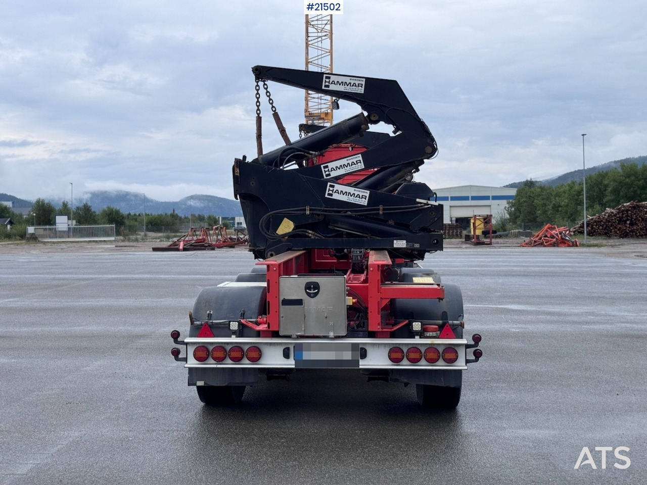 Hammar 195 S Sidelaster - Semi-remorque châssis: photos 5 Hammar 195 S Sidelaster - Semi-remorque châssis: photos 5