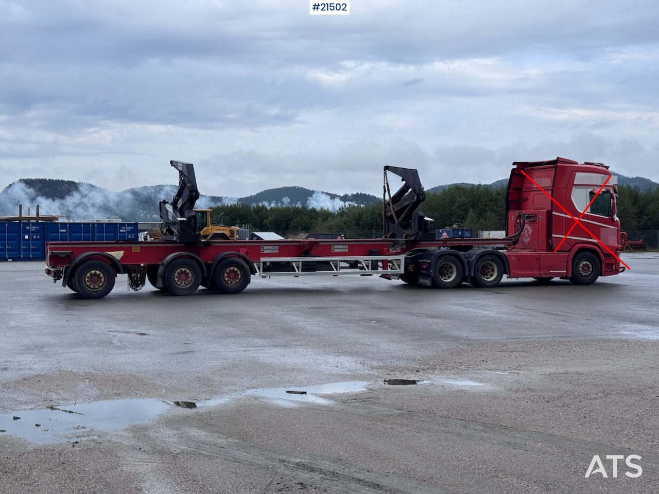 Hammar 195 S Sidelaster - Semi-remorque châssis: photos 1 Hammar 195 S Sidelaster - Semi-remorque châssis: photos 1