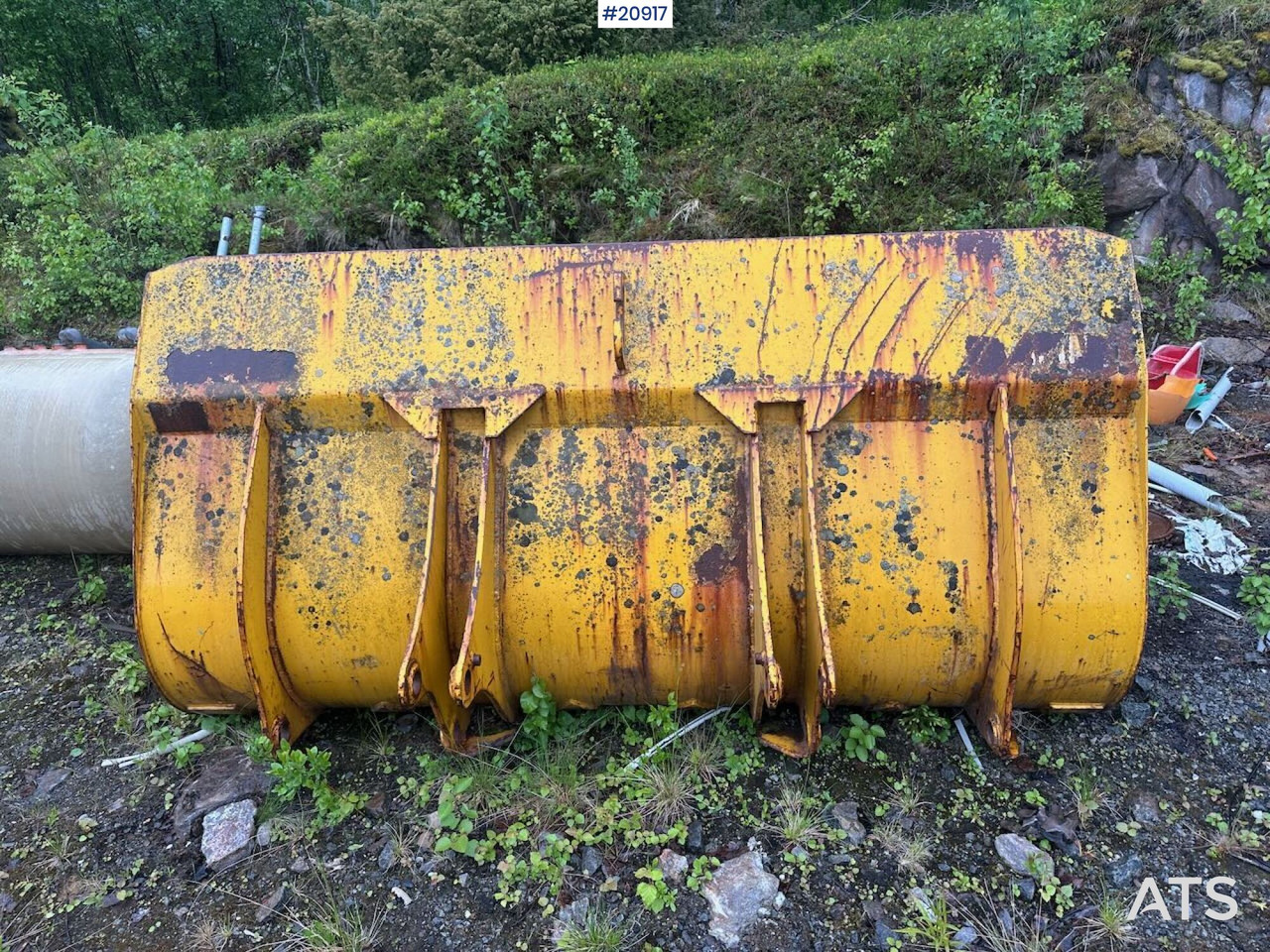 Hjullasterskuffe Har stått på en Hanomag 44C - Godet pour chargeur pour Engins de chantier: photos 5 Hjullasterskuffe Har stått på en Hanomag 44C - Godet pour chargeur pour Engins de chantier: photos 5