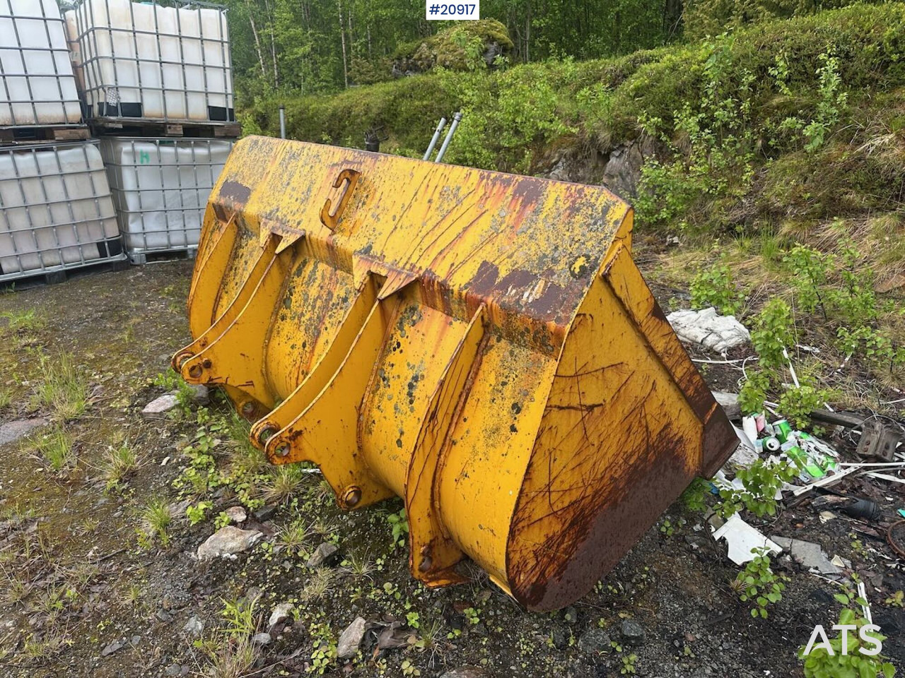 Hjullasterskuffe Har stått på en Hanomag 44C - Godet pour chargeur pour Engins de chantier: photos 4 Hjullasterskuffe Har stått på en Hanomag 44C - Godet pour chargeur pour Engins de chantier: photos 4