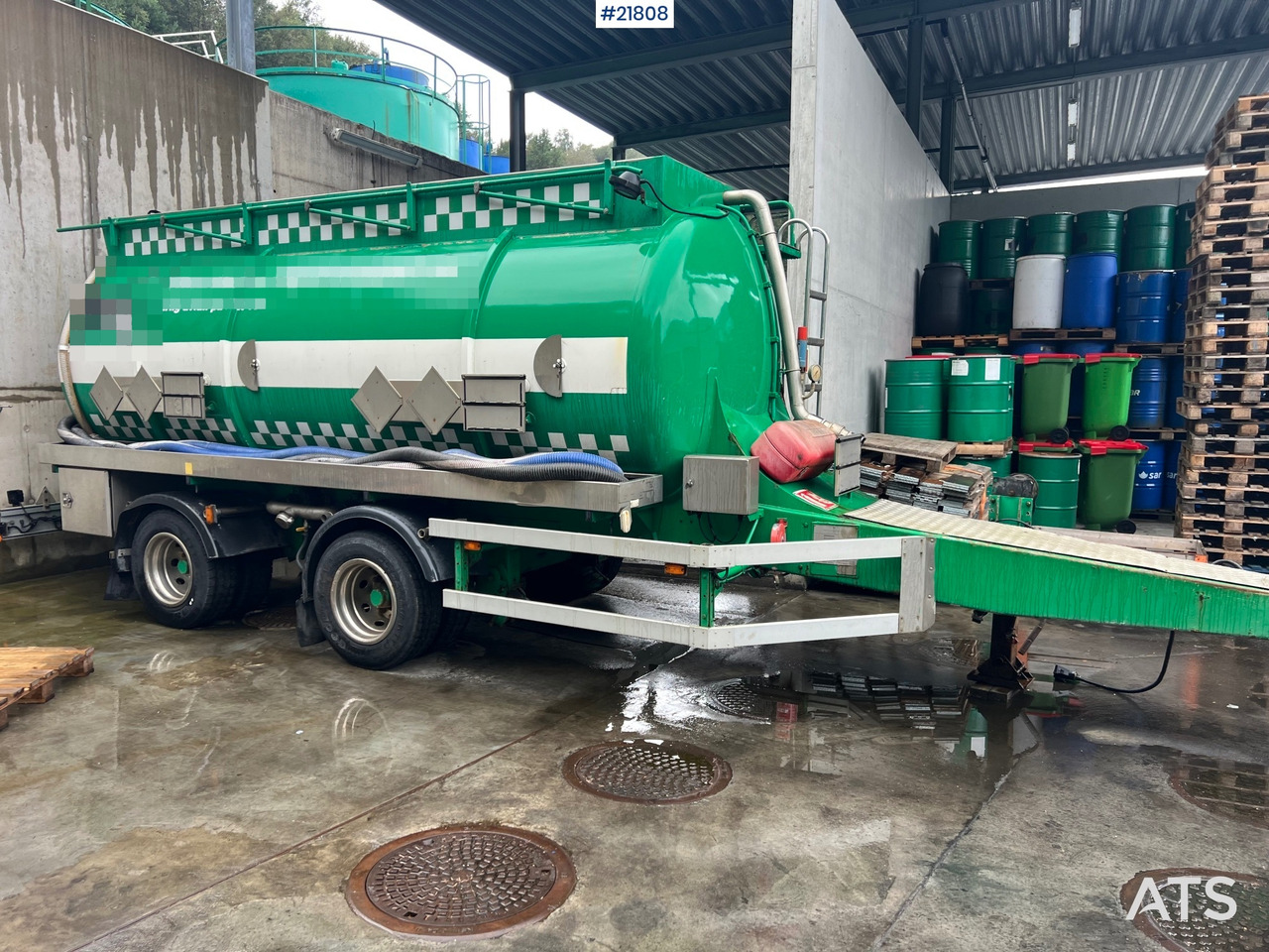 Jyki 2002 jyki ts2-15cr 2 akslet tankhenger rep.objekt - Remorque citerne: photos 1 Jyki 2002 jyki ts2-15cr 2 akslet tankhenger rep.objekt - Remorque citerne: photos 1