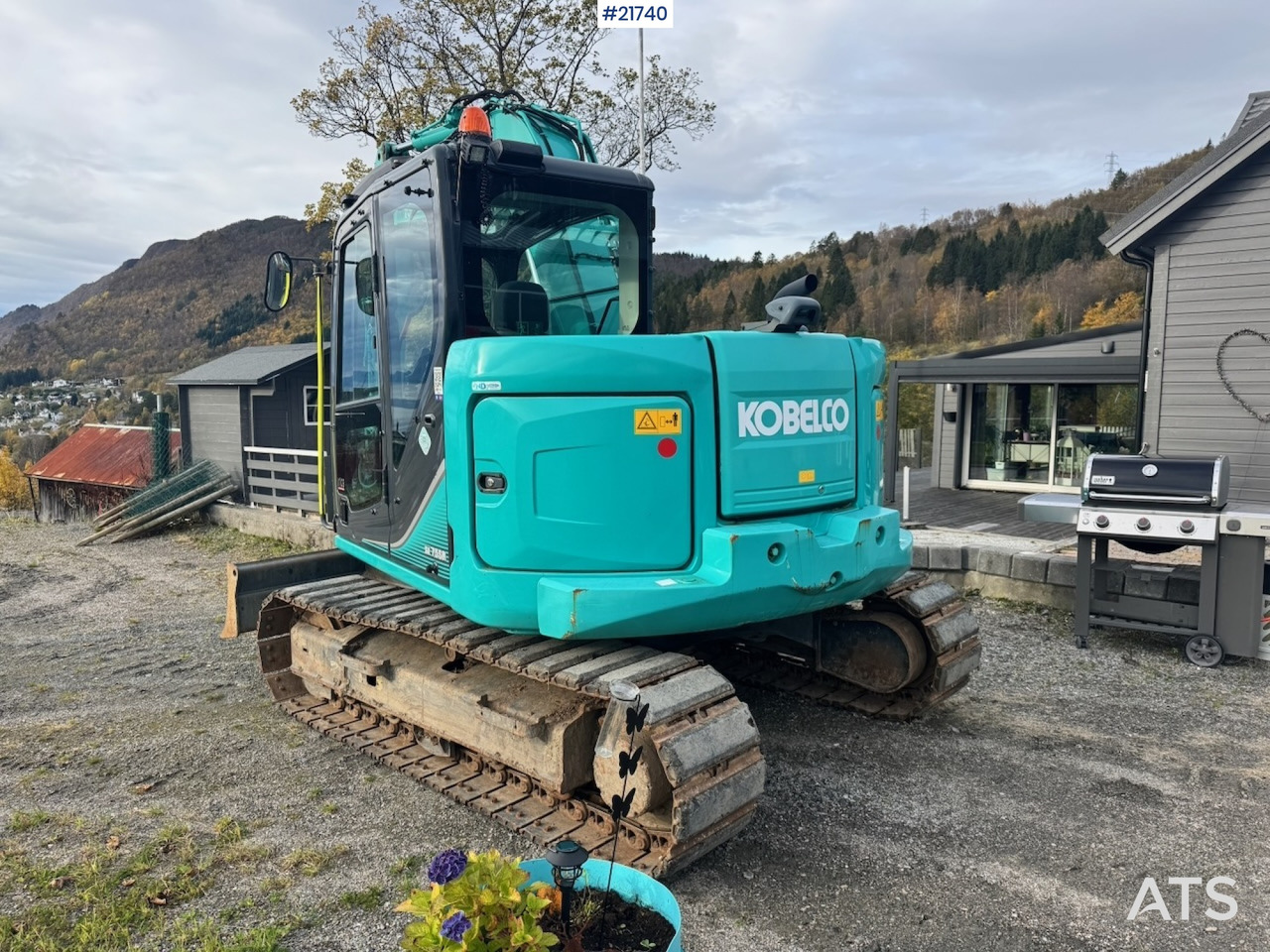 Kobelco 2018 Kobelco SK75SR-3E m/ Rototilt, 2 skuffer og Klype. 1850 timer! - Pelle sur chenille: photos 5 Kobelco 2018 Kobelco SK75SR-3E m/ Rototilt, 2 skuffer og Klype. 1850 timer! - Pelle sur chenille: photos 5