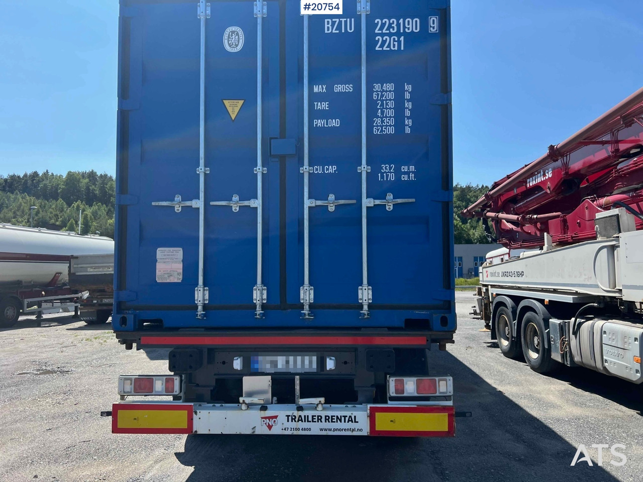 Krone containerhenger - Semi-remorque porte-conteneur/ Caisse mobile: photos 5 Krone containerhenger - Semi-remorque porte-conteneur/ Caisse mobile: photos 5