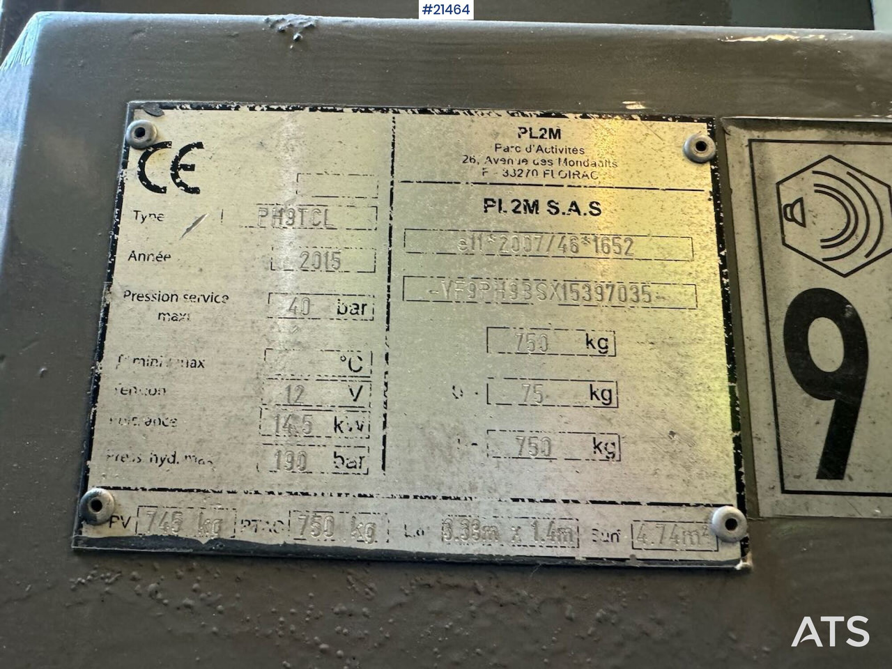 Lancy PH9TCL Gysepumpe - Pompe à béton stationnaire: photos 5 Lancy PH9TCL Gysepumpe - Pompe à béton stationnaire: photos 5