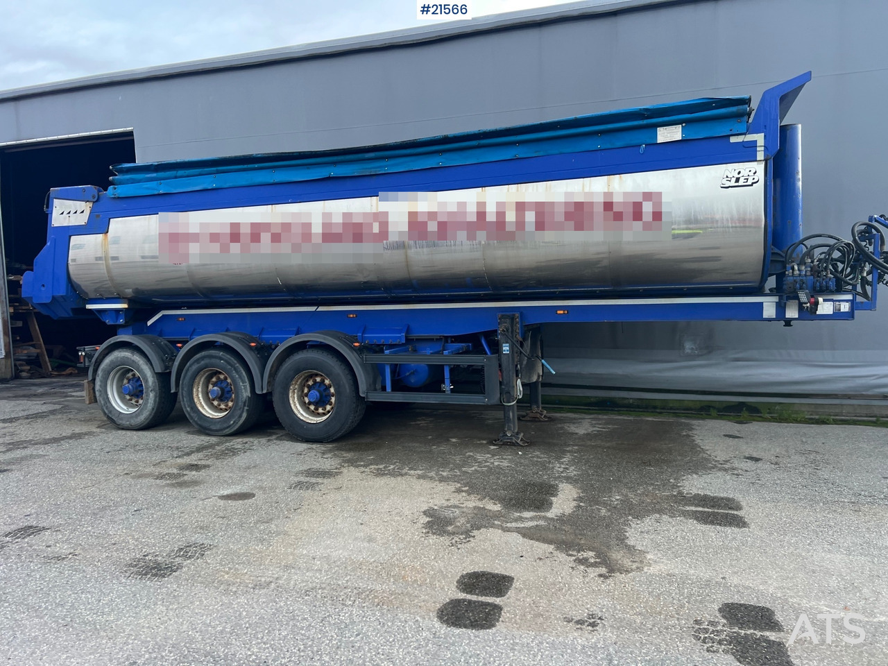 Langendorf 3 akslet asfaltsemi m/ Hydraulsik kapell - Remorque benne: photos 2 Langendorf 3 akslet asfaltsemi m/ Hydraulsik kapell - Remorque benne: photos 2