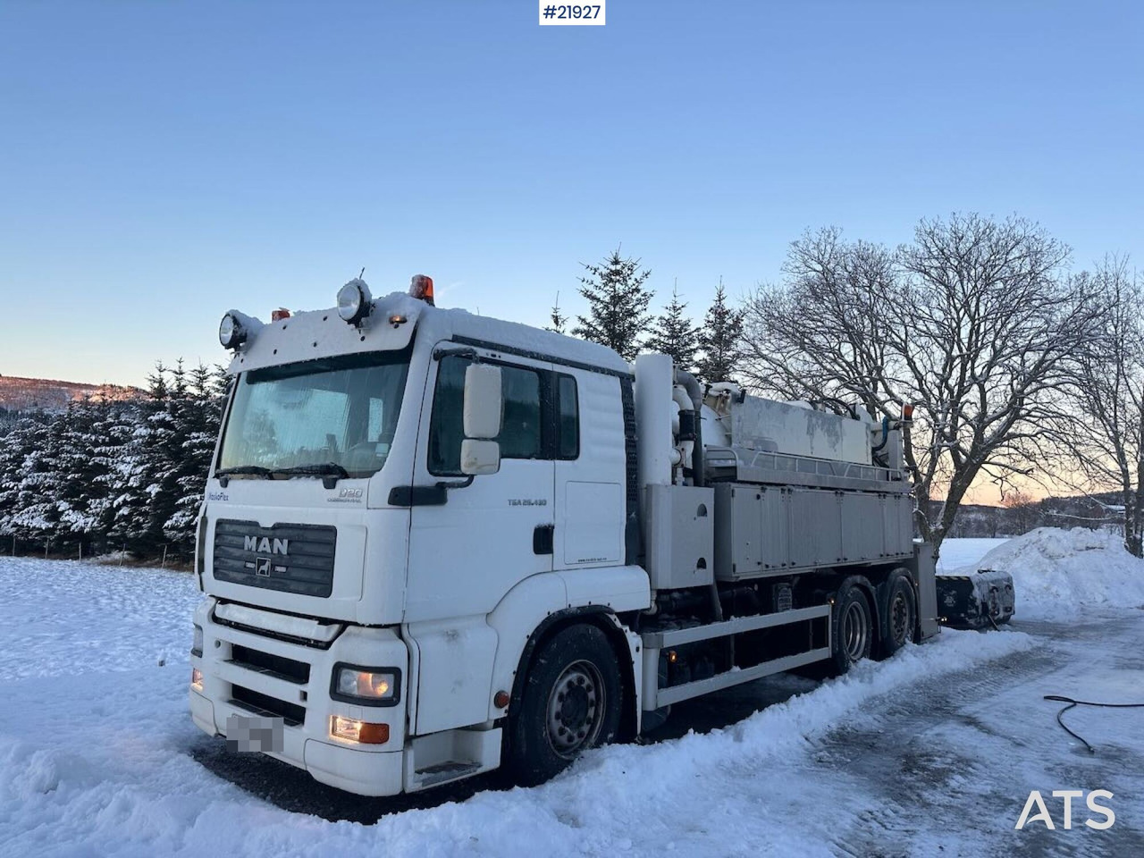 MAN TGA 26.430 6x2 sug-/spylebil m/ Maskoflex påbygg. SE VIDEO. - Camion hydrocureur: photos 2 MAN TGA 26.430 6x2 sug-/spylebil m/ Maskoflex påbygg. SE VIDEO. - Camion hydrocureur: photos 2