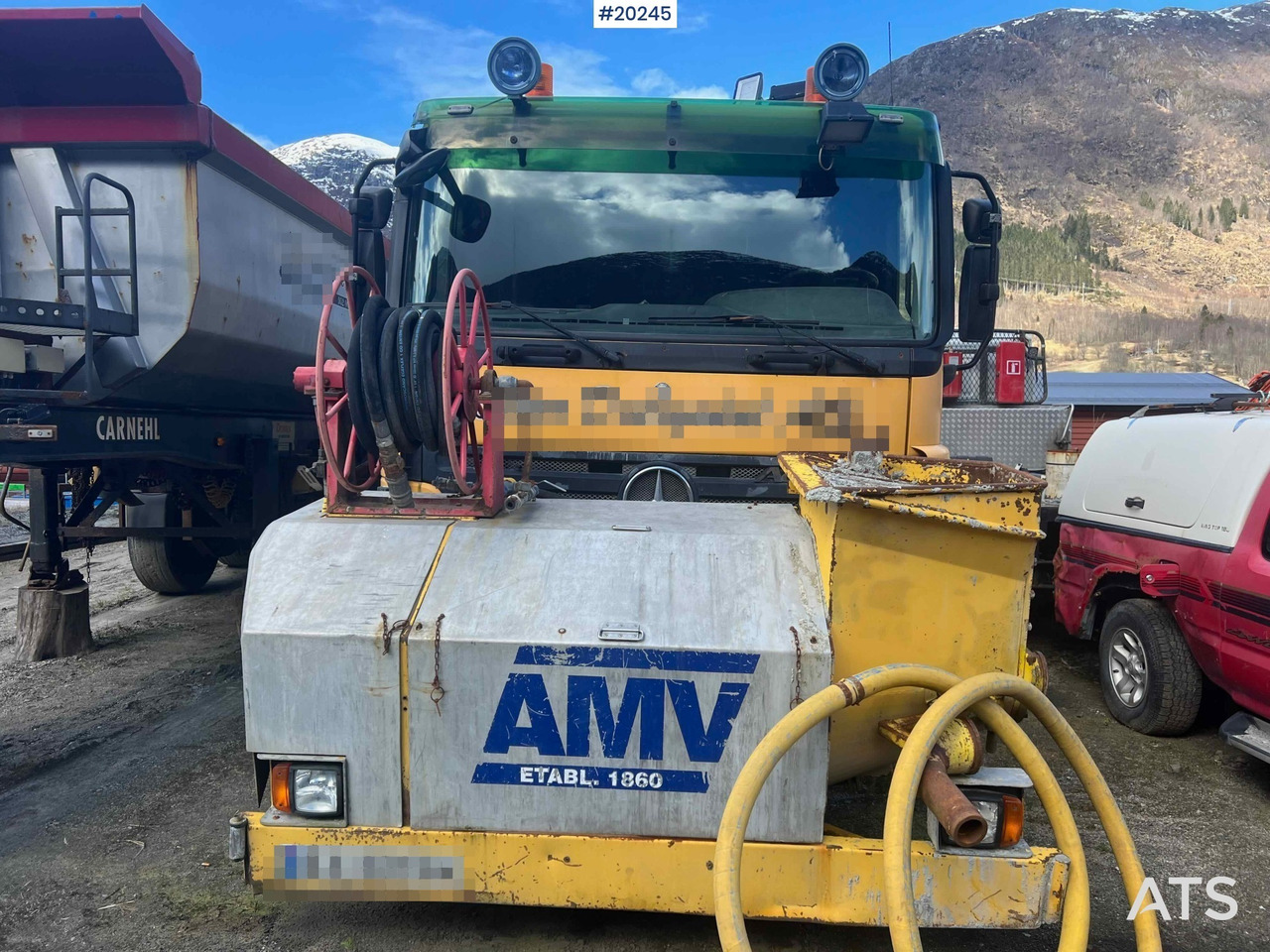 Mercedes Actros 2641 6x4 M/ 2008 AMV 7450 Betong sprøyterigg påbygg - Camion pompe: photos 2 Mercedes Actros 2641 6x4 M/ 2008 AMV 7450 Betong sprøyterigg påbygg - Camion pompe: photos 2