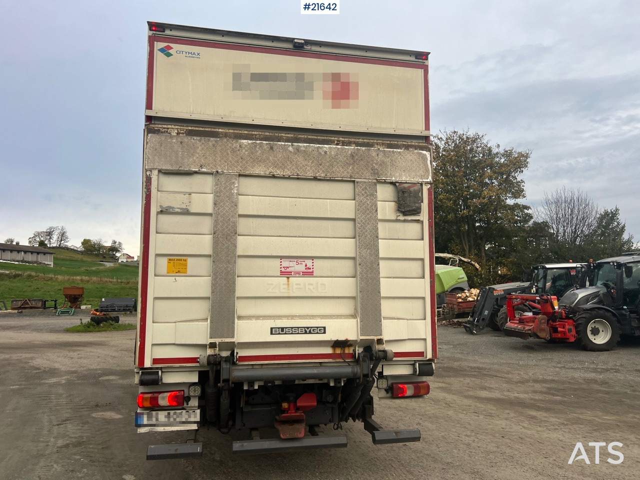 Camion fourgon Mercedes-Benz Actrox 6x2 skapbil m/ kjøl/frys aggregat: photos 8