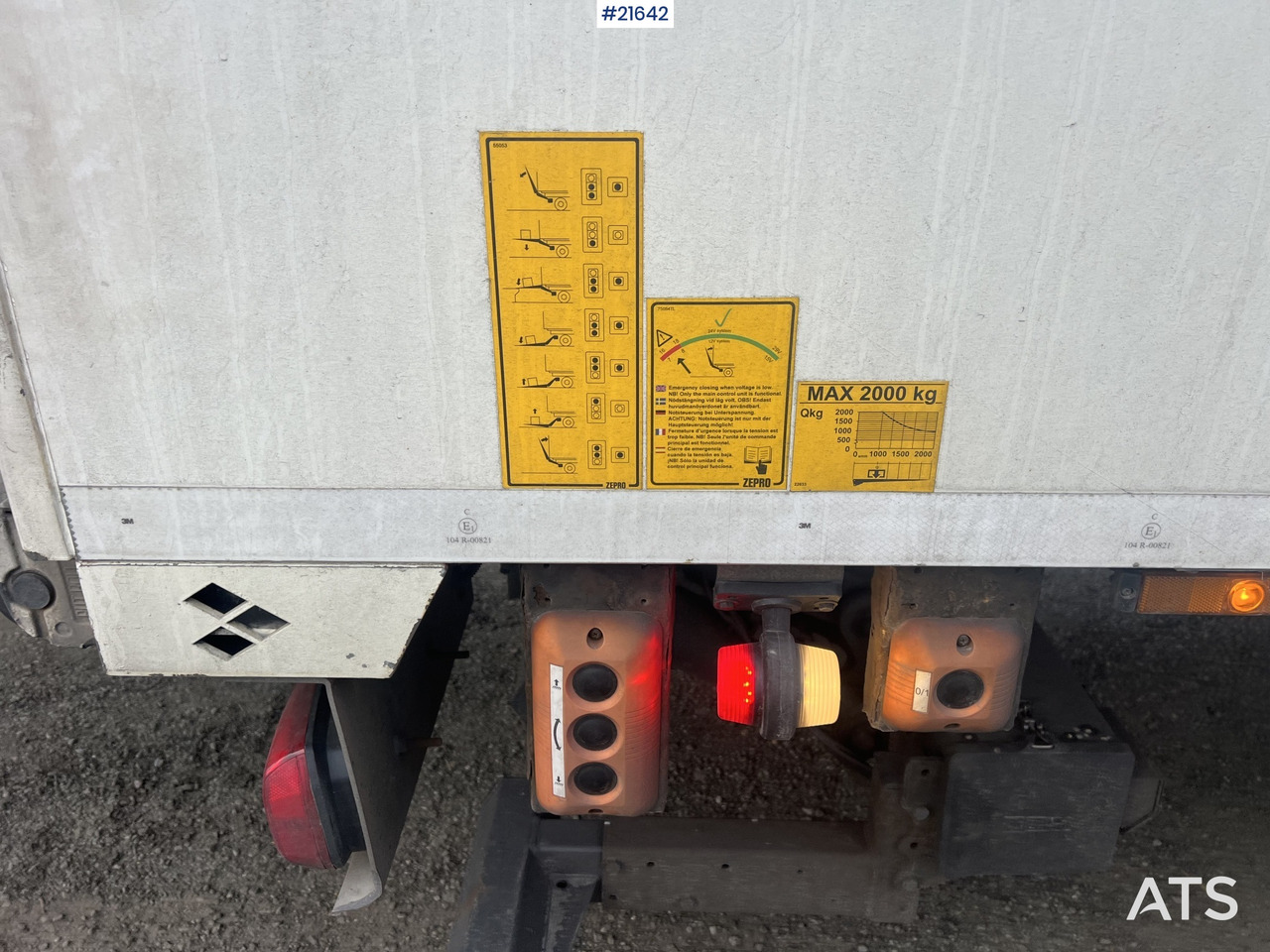 Camion fourgon Mercedes-Benz Actrox 6x2 skapbil m/ kjøl/frys aggregat: photos 17