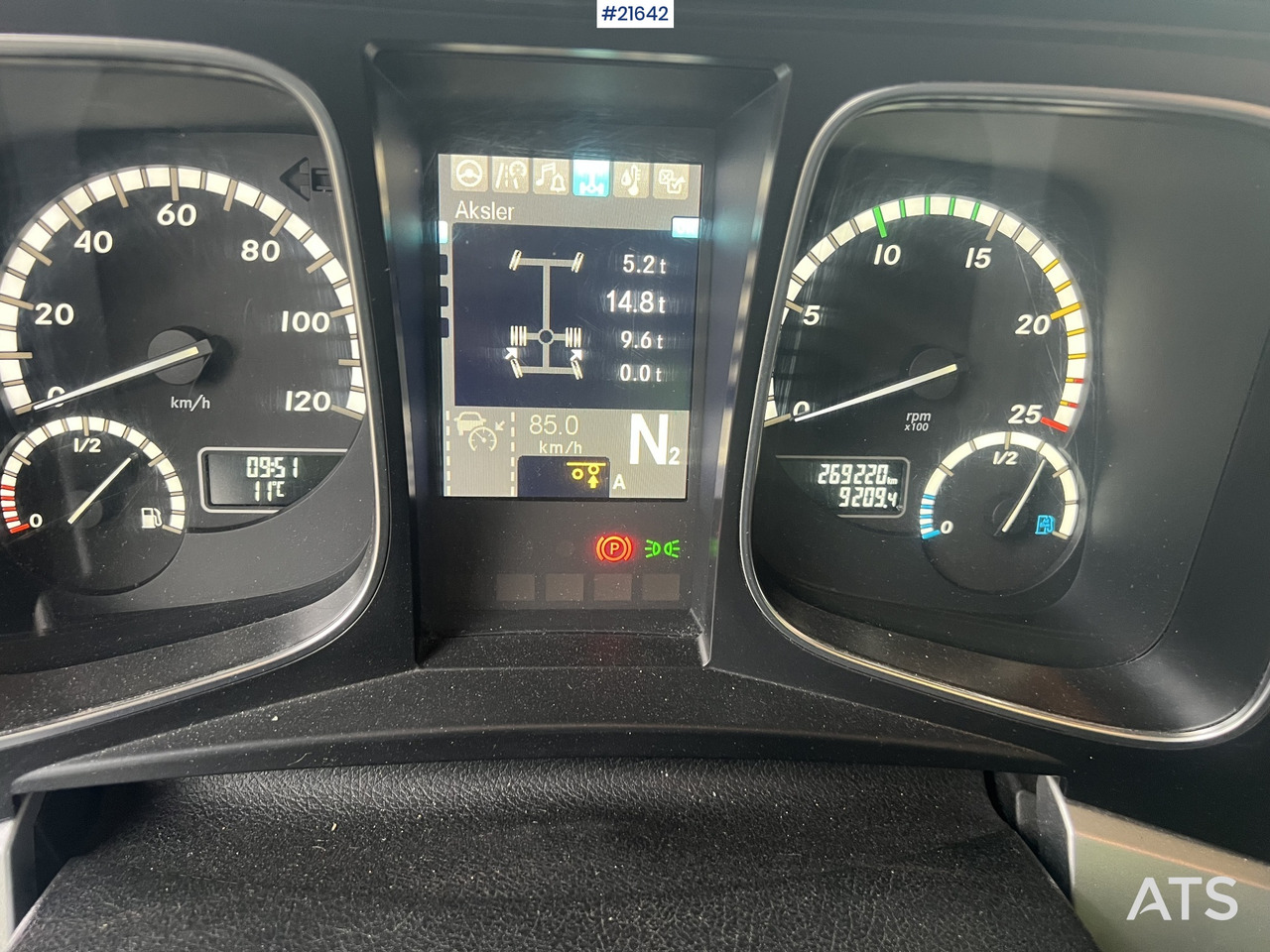 Camion fourgon Mercedes-Benz Actrox 6x2 skapbil m/ kjøl/frys aggregat: photos 37