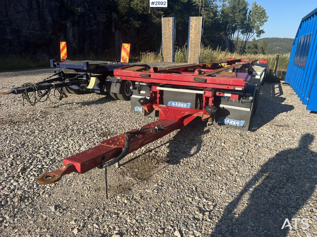 Narko 4 akslet container henger - Remorque châssis: photos 2 Narko 4 akslet container henger - Remorque châssis: photos 2