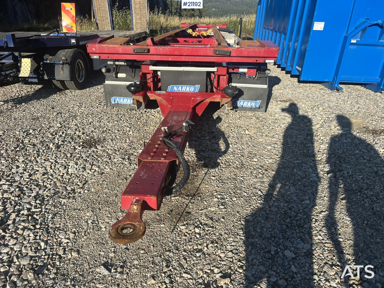 Narko 4 akslet container henger - Remorque châssis: photos 3 Narko 4 akslet container henger - Remorque châssis: photos 3