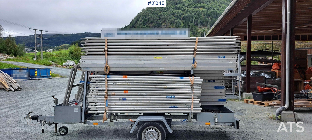 Temared Temared stillashenger m/ 162m2 stillas - Remorque: photos 3 Temared Temared stillashenger m/ 162m2 stillas - Remorque: photos 3