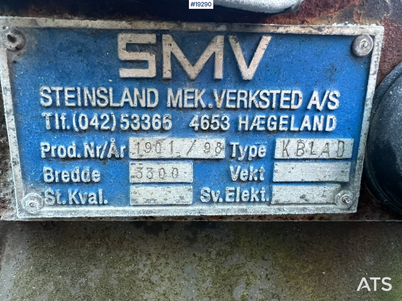 Lame à neige SMV slapseskjær: photos 11 Lame à neige SMV slapseskjær: photos 11