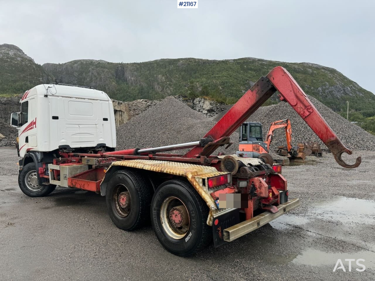 Scania 2003 Scania R164 6x4 Krokbil. Eu-godkjent til 06.2026 - Camion ampliroll: photos 4 Scania 2003 Scania R164 6x4 Krokbil. Eu-godkjent til 06.2026 - Camion ampliroll: photos 4