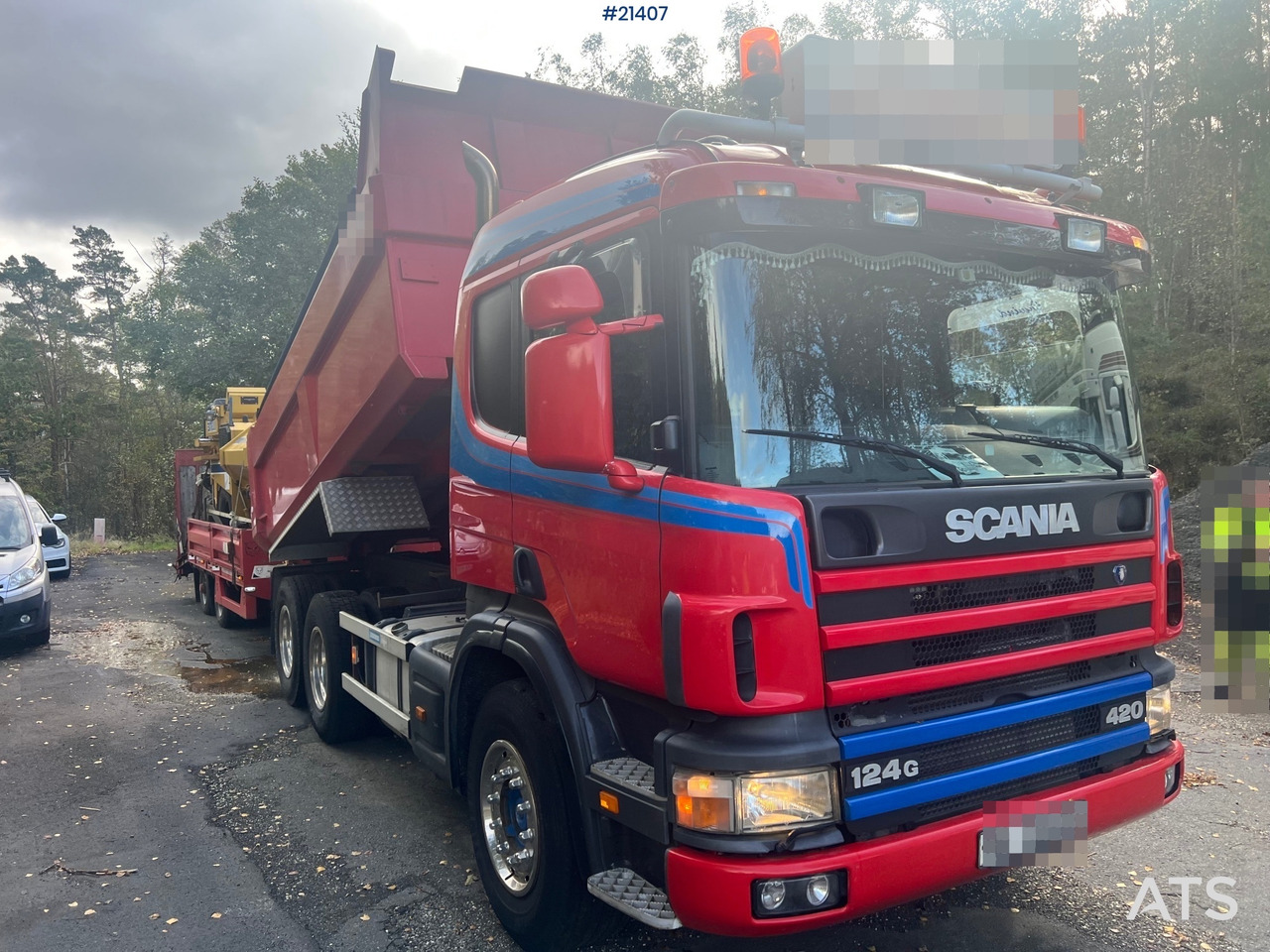 Camion benne Scania P124G: photos 7