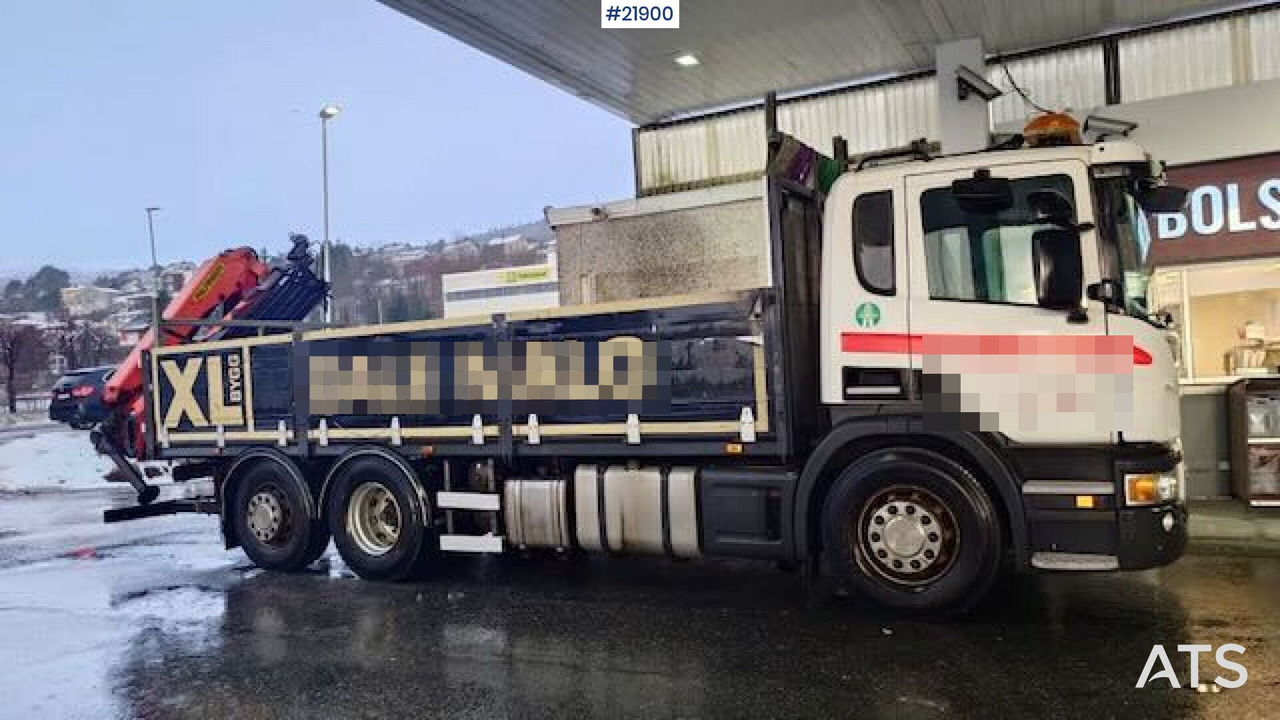 Scania P400 - Camion grue: photos 1 Scania P400 - Camion grue: photos 1