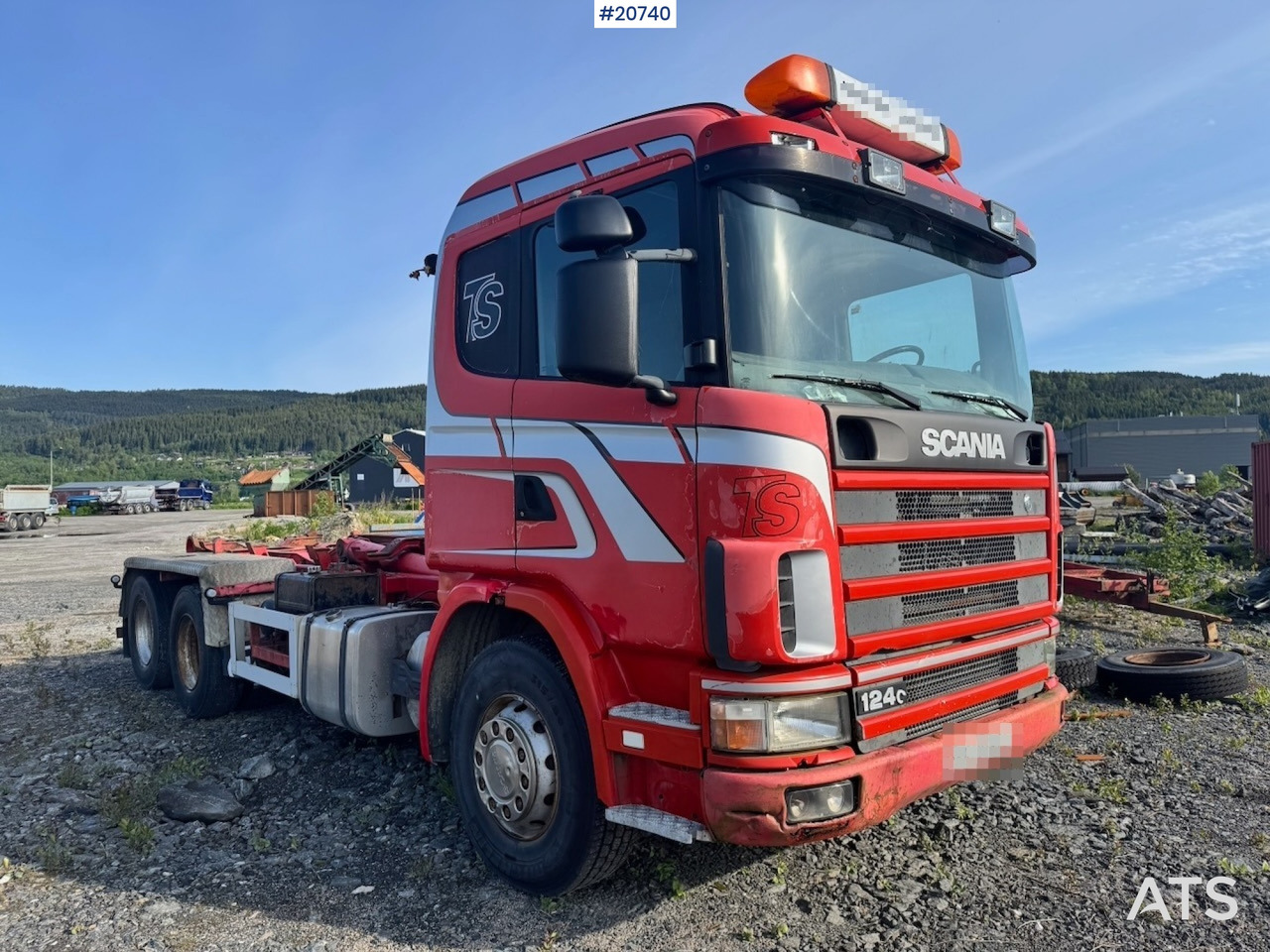 Scania R124 - Camion ampliroll: photos 1 Scania R124 - Camion ampliroll: photos 1