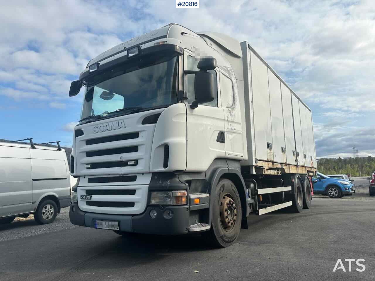 Scania R480 3 akslet conatinerbil m/ lift - Camion fourgon: photos 1 Scania R480 3 akslet conatinerbil m/ lift - Camion fourgon: photos 1