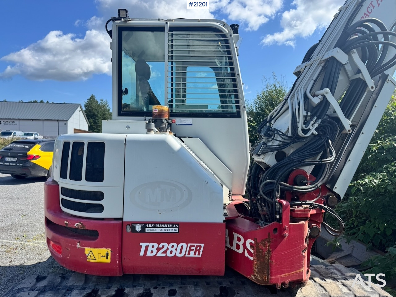 Pelle sur chenille Takeuchi TB280FR: photos 6