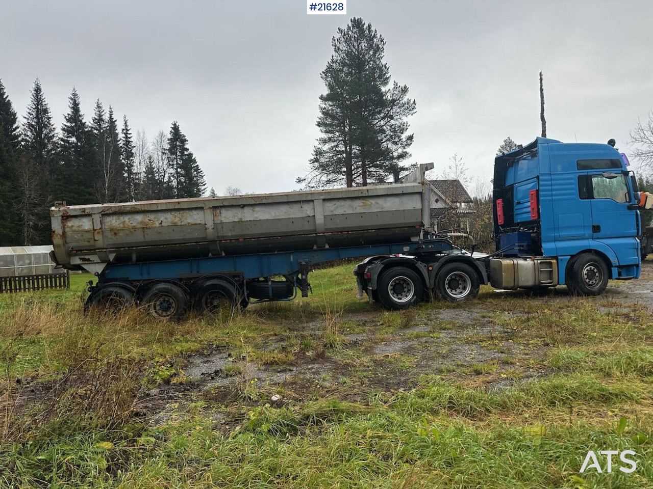 MAN TGA 28.530 6x2 trekkvogn m/ 1987 L.A.G Bree 3 akslet tippsemi SE VIDEO - Tracteur routier: photos 2 MAN TGA 28.530 6x2 trekkvogn m/ 1987 L.A.G Bree 3 akslet tippsemi SE VIDEO - Tracteur routier: photos 2