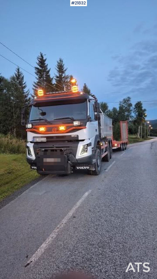 Volvo 2019 Volvo FMX 6x6 brøyterigget tippbil m/ 9,5 t/m kran, 2 sett dekk og lettkasse - Camion benne: photos 2 Volvo 2019 Volvo FMX 6x6 brøyterigget tippbil m/ 9,5 t/m kran, 2 sett dekk og lettkasse - Camion benne: photos 2