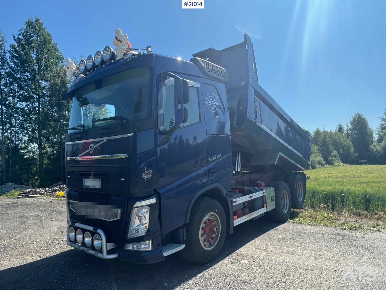 Volvo FH 540 6x4 tippbil. Nylig lakkert - Camion benne: photos 1 Volvo FH 540 6x4 tippbil. Nylig lakkert - Camion benne: photos 1