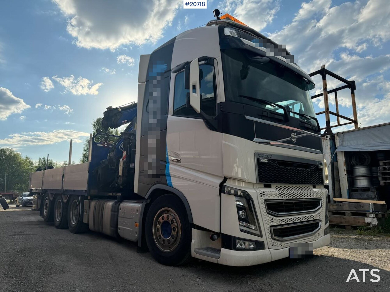 Camion grue Volvo FH16 Tridem kranbil m/ 43 t/m Fassi kran: photos 12