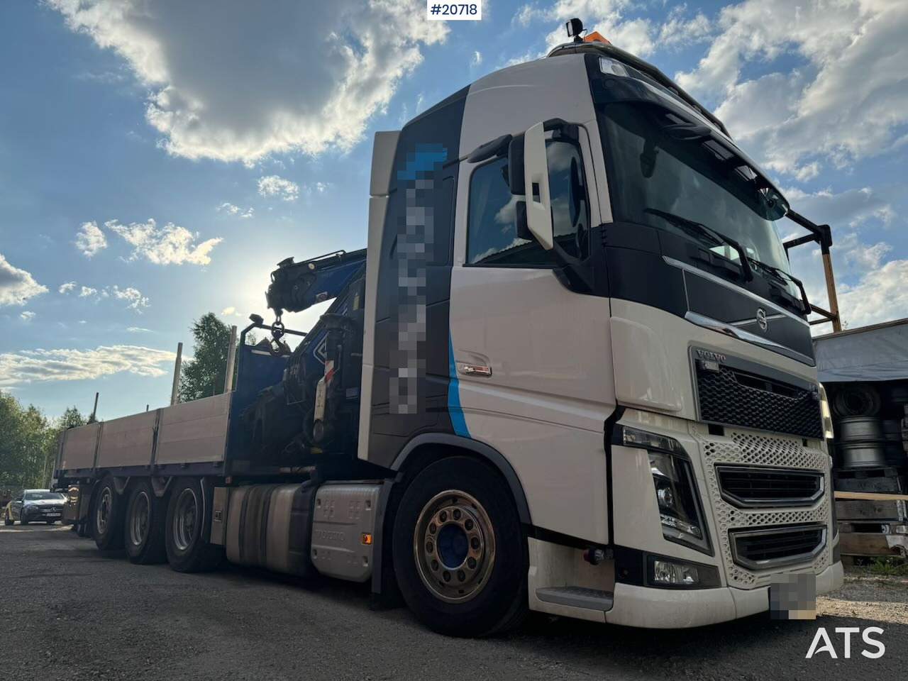 Camion grue Volvo FH16 Tridem kranbil m/ 43 t/m Fassi kran: photos 11