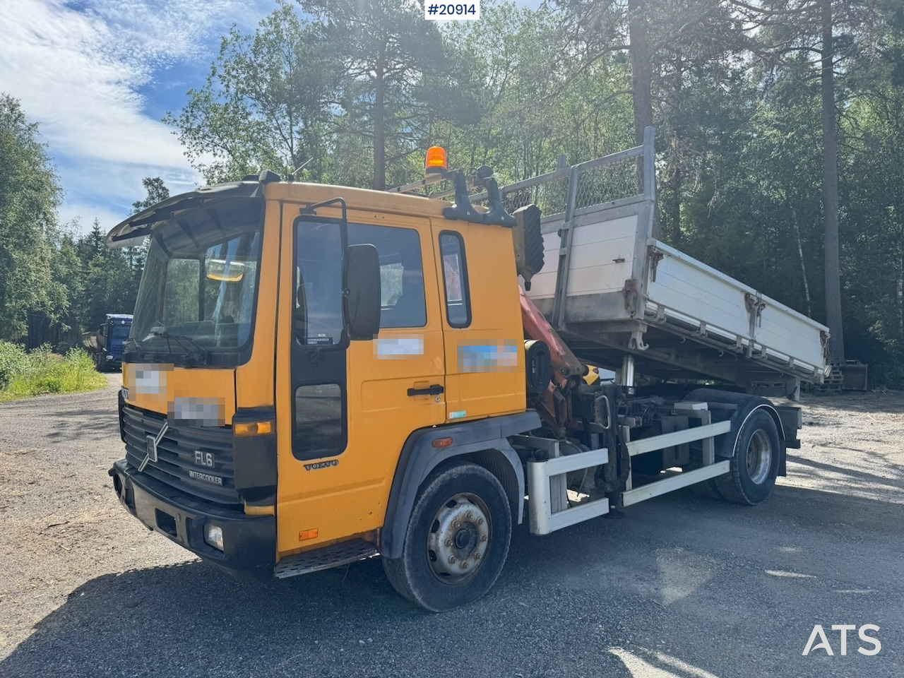 Volvo FL6 - Camion benne, Camion grue: photos 1 Volvo FL6 - Camion benne, Camion grue: photos 1