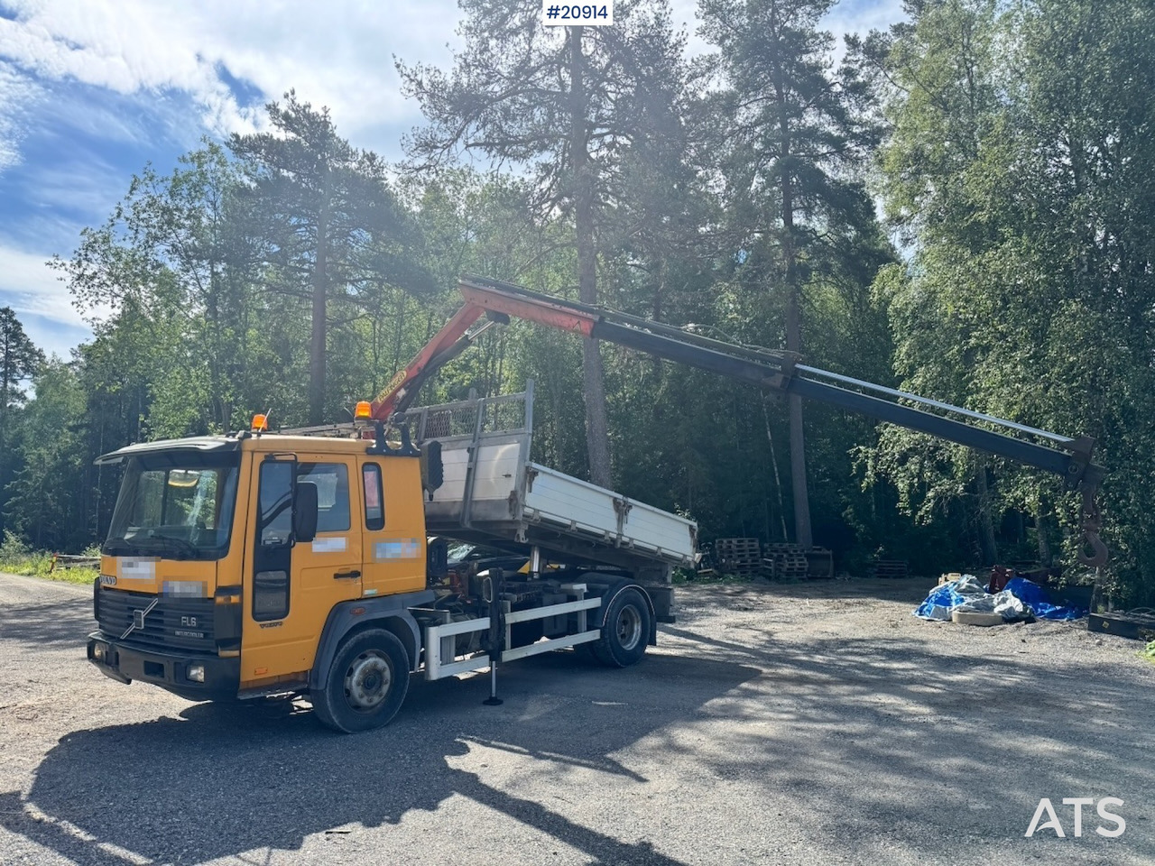 Volvo FL6 - Camion benne, Camion grue: photos 3 Volvo FL6 - Camion benne, Camion grue: photos 3